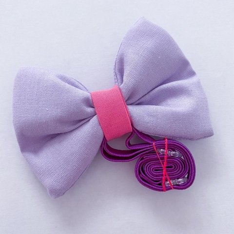 Laço Duo Lilás com Rosa