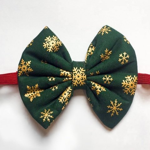 Laço Verde e Dourado Natal