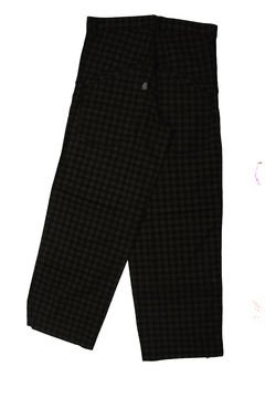 Pantalon de Dama Oversize Baggy Ancho Gabardina Cuadrille Old School The Dark King - The Dark King