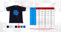 Remera De Algodón Oversize Old School Estampada "LOGO TDK" (MOLDERIA GRANDE) THE DARK KING