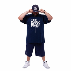 Remera De Algodón Oversize Old School Estampada "LOGO TDK" (MOLDERIA GRANDE) THE DARK KING en internet
