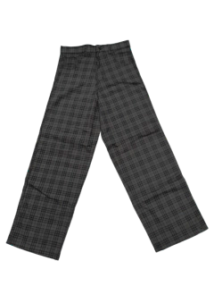 Imagen de Pantalon de Dama Oversize Baggy Ancho Gabardina Cuadrille Old School The Dark King