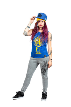 Musculosa Dama Clasica Unisex Estampada "Arte x Guerra" OFF