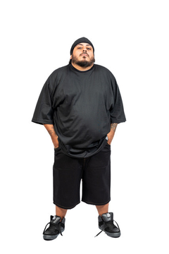 Bermuda Gabardina Corte Americano THE DARK KING Baggy Oversize nuevo en internet
