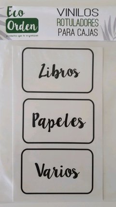 Vinilo Rotulador Mediano - (Libros/Papeles/Varios) - comprar online