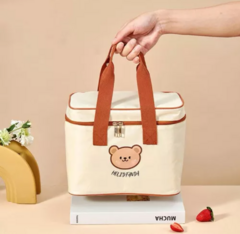 BOLSO LUNCHERA TERMICA RECTANGULAR HELLO PANDA