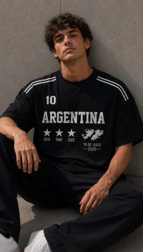Remeron Oversize Malvinas 10 (Unisex-ALG)