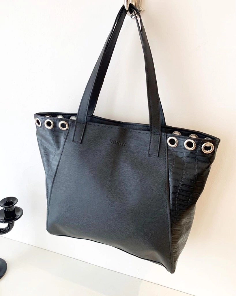 Bolso STADI Negro + Croco
