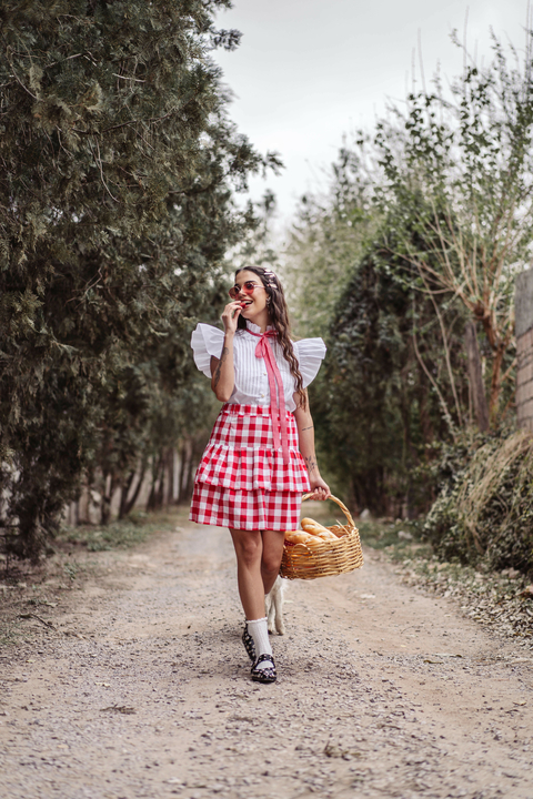 Pollera "DESTINO VICHY"