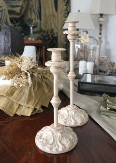 Candelabros en hierro patinado simil lámparas! - comprar online