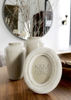 Portarretrato oval clásico blanco! - comprar online