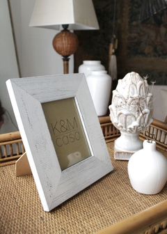 Portarretrato varilla blanca recta! - comprar online