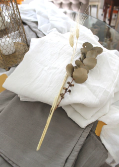 Mantel / Trow / pie de cama 2 x 2.20 mts blanco!