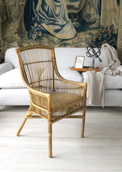 Silla En Caña Y Rattan!