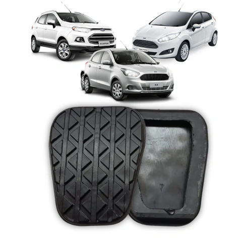 Kit Capa De Pedal Freio Embreagem New Ecosport Ka Fiesta