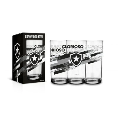 Copo Vidro Botafogo 300ml
