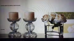 Candelabro Portavela Vidrio de 23 cm - comprar online