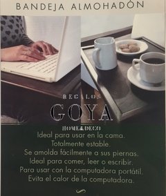 Bandeja de cama con almohadón Golfers - comprar online