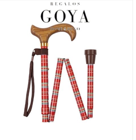 Baston Plegable y Regulable Ingles De Hierro Scotish Red - (Charles Buyers)