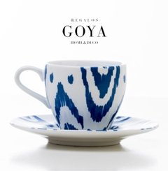 Taza de Cafe Con Plato JB Blue Water - Loza Inglesa