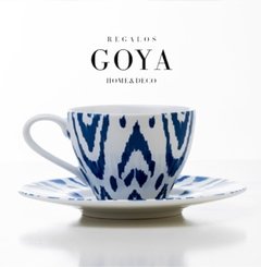 Taza té con plato JB Blue Water Inglesa