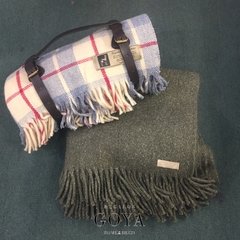 Manta de Llama Pura Lana 1,40 x 1,80 (Sillón) Gris Clarito - comprar online