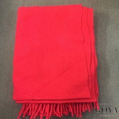 Mantas de Llama Pura Lana 2,20 x 1,60 Rojo