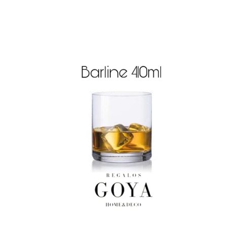 Vaso de Whisky Cristal de Bohemia Barline 410ml x6