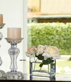 Candelabro Portavela Vidrio de 23 cm en internet