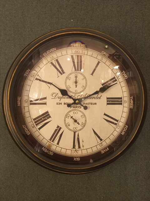 Reloj de Pared metal 40cm - comprar online