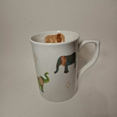 jarro mug de porcelana inglesa elephant