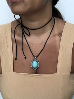 Colar turquesa boho