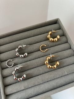 Argola esferas + Piercing - comprar online
