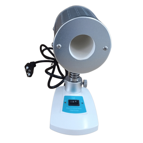 Esterilizador Portátil Infravermelho HEXIBAC BIOHY-800D | 825°C em 7s | Sem Chamas | Loops/Agulhas | Laboratório