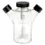 Frasco Spinner Wheaton 250ml - Cultura de Células em Suspensão, 2 Saídas, Impulsor Ajustável, Autoclavável (Caixa c/ 3)