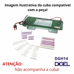 PENTE 1,0 MM 6 E 14 AMOSTRAS PARA USO COM A CUBA HORIZONTAL DIGEL DGH14 - comprar online