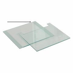 PLACA DE VIDRO ENTALHADA PARA USO COM A CUBA VERTICAL DIGEL DGV-JX5L