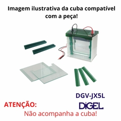 PLACA DE VIDRO ENTALHADA PARA USO COM A CUBA VERTICAL DIGEL DGV-JX5L - comprar online