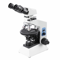 MICROSCÓPIO BINOCULAR PETROGRÁFICO/POLARIZAÇÃO 400X ANALISADOR 360° POLARIZADOR(0°/90°/180°/270°) 3 COMPENSADORES PLATINA CIRCULAR 160MM 4 PLANACRO