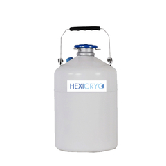CONTAINER NITROGÊNIO LÍQUIDO 10L BOCA ESTREITA 80MM 6 CANISTER 120MM PARA 5022/2244 MICROTUBOS CRIOGÊNICOS 0,25/0,5ML