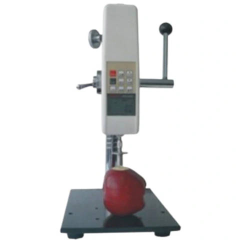 Kit penetrômetro digital de frutas Top Instruments GY4-IC com 2 ponteiras, suporte mecânico de bancada por cremalheira e porta RS232.