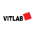 Logotipo oficial VITLAB Germany, curadoria técnica especializada TDS Instrumental Tecnológica Curitiba.