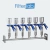 Sistema de filtração a vácuo manifold em vidro borossilicato e base inox 6 lugares Filterlab MFV-6 com copos de 300 mL