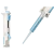 Repipetador Manual DLAB STEPMATE-IC | 0,5-50mL | Ergonômico | Kit Completo de 7 Seringas/Combtips