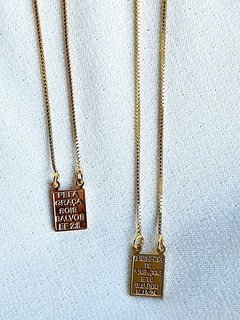 Escapulário de Banho de  ouro 18k - comprar online