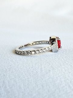 Anel de Prata 925 e Zircônia - comprar online