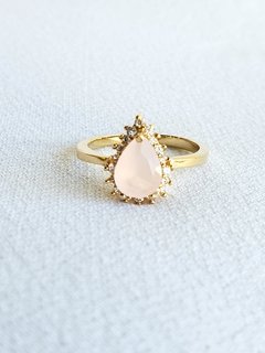 Anel de Banho de Ouro 18k e Zircônia - comprar online