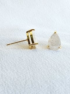 Brinco de Banho de Ouro 18k e Zircônia - comprar online