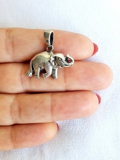 Pingente Elefante de Prata 925 - comprar online