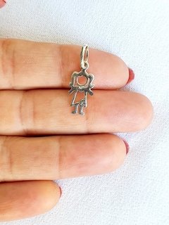 Pingente Menina de Prata 925 - comprar online
